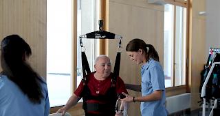 Das neue System hilft Patienten, ihre Trittsicherheit wieder zu erlangen.