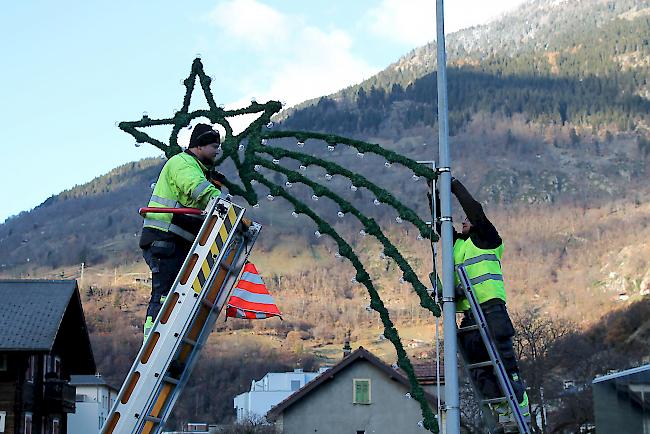 Mit der Montage ist das Netzbauteam von EnBAG zuständig. 