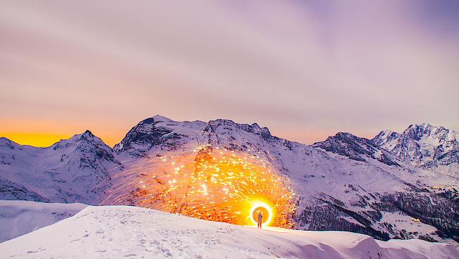 Bumann ist für Pyrotechnik und Fotografie verantwortlich (Bild Ausgabe 2015).