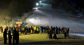 Der Nachtslalom in Gr&auml;chen muss auf den kommenden Donnerstag verschoben werden (Archivbild). 
