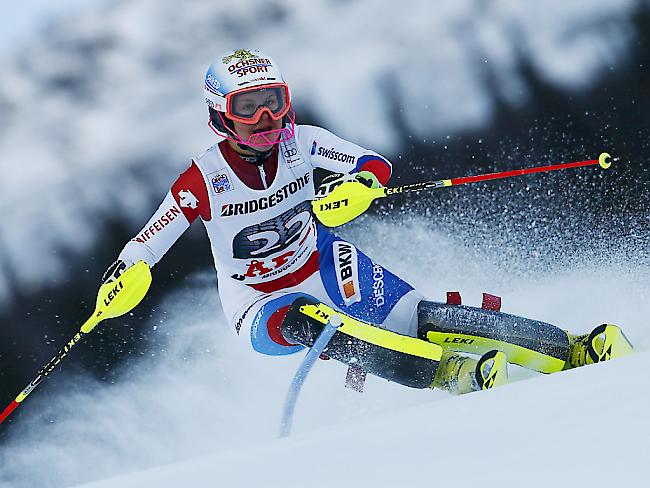 Charlotte Chable liegt nach dem ersten Slalom-Lauf in Santa Caterina als sensationelle Zweite nur um 0,25 Sekunden hinter der führenden Norwegerin Nina Löseth zurück