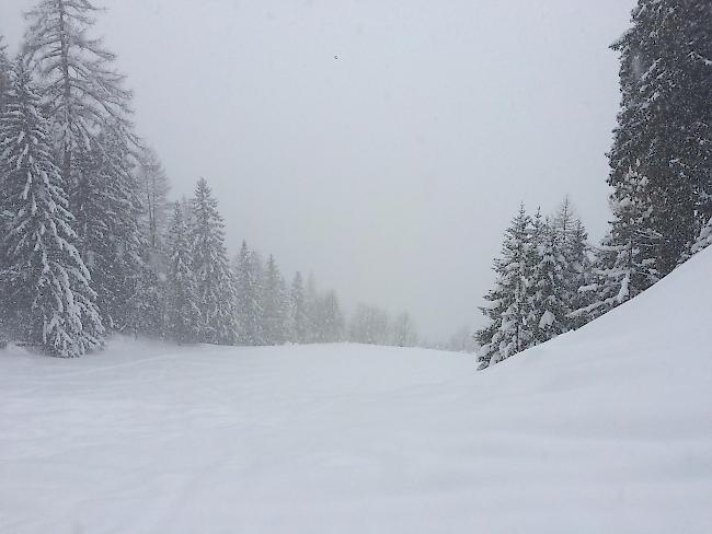 Obere Maressen bei Leukerbad am Donnerstag.