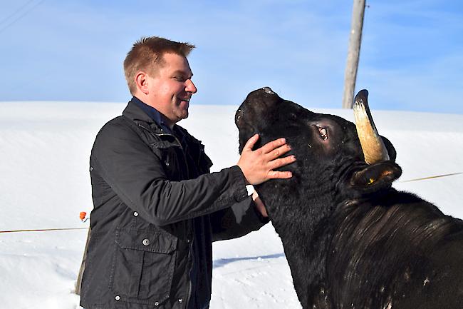 Eringerkuhhalter und SVP-Präsident Toni Brunner