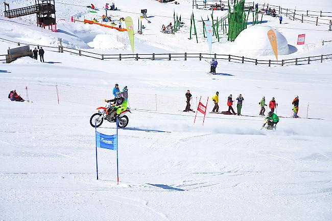 Impressionen von der Skipiste Furggen.