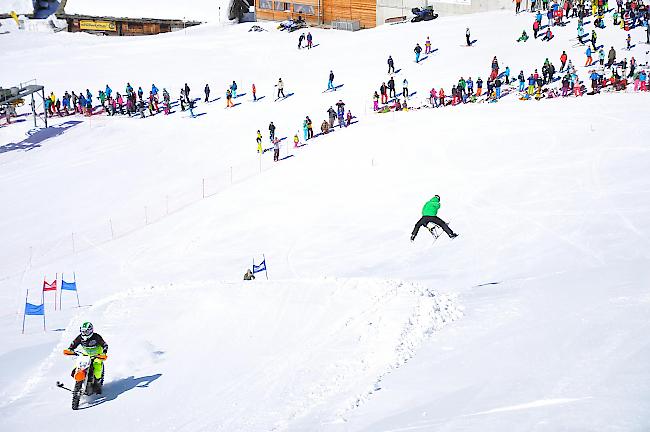 Impressionen von der Skipiste Furggen.