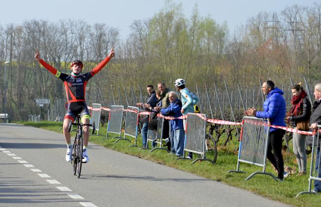 ... und auch beim Strassenrennen an Jonas Döring.