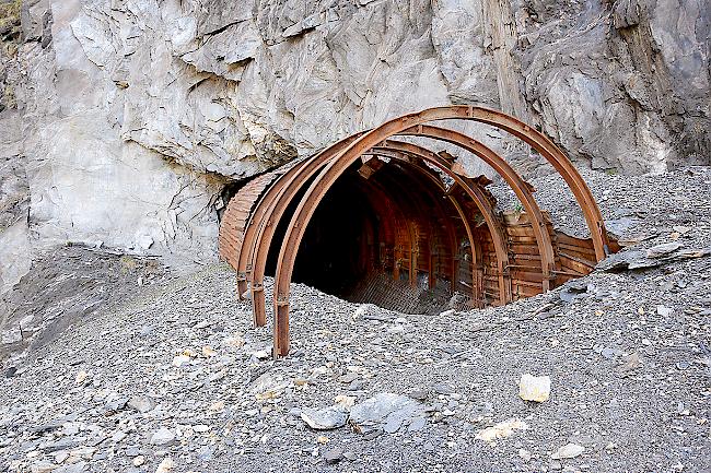 Die Baustelle in der Saltinaschlucht wurde nie wirklich aufgeräumt.