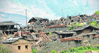 Verw&uuml;stung. Solche und &auml;hnliche Bilder bekamen die Helfer an zahlreichen Stellen des leidgeplagten Landes zu sehen. 