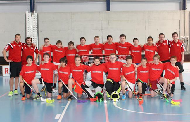 Das aktuelle Kader der Walliser U15-Auswahl