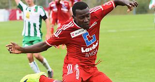 Olivier Mvondo und der FC Oberwallis Naters: Der Ligaerhalt ist wohl geschafft.