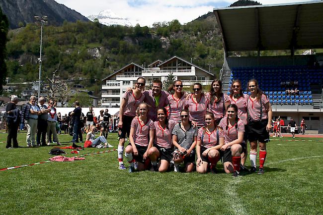 Starke Frauen. Auch zahlreiche Fussballerinnen waren am Start.