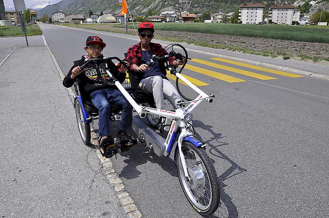 Die Ausfahrten auf den Spezialvelos von Tandem 91 waren sehr beliebt.