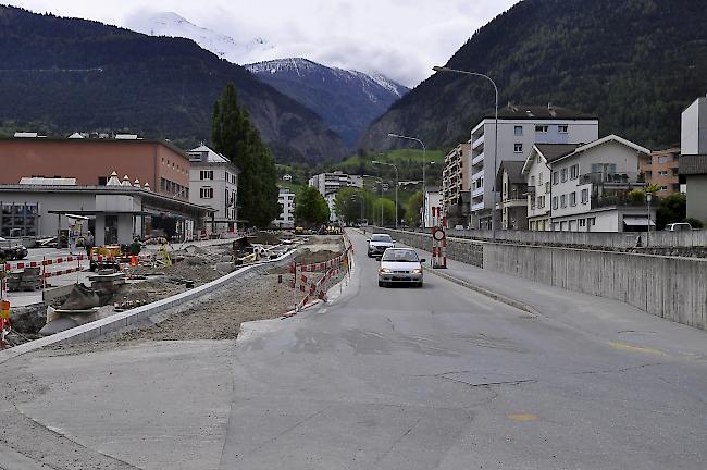 Ende in Sicht: Bereits Ende Jahr soll die Simplonstrasse wieder normalbefahrbar sein.