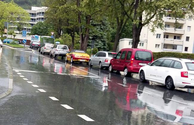 Durch die Sperrung staute sich der Verkehr.