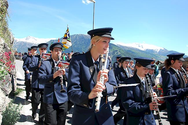 Musikgesellschaft Belalp aus Naters. 