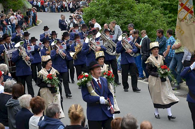 Die Musikgesellschaft «Frid» aus Ernen.