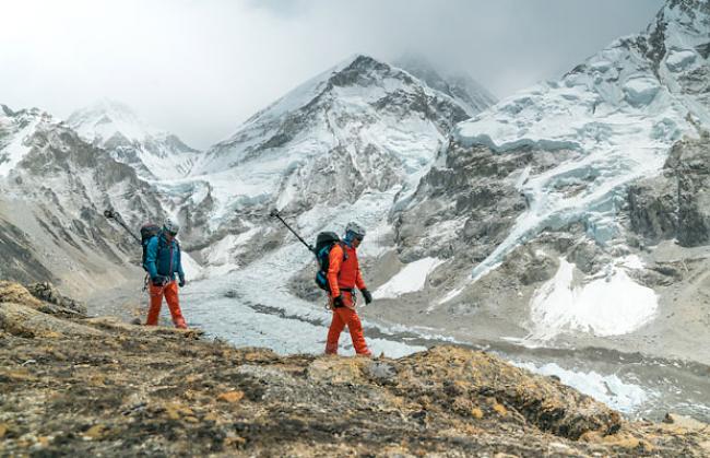 In zwei bis drei Stunden durchquerten die Teammitglieder von #project360 das «Tal des Schweigens». 