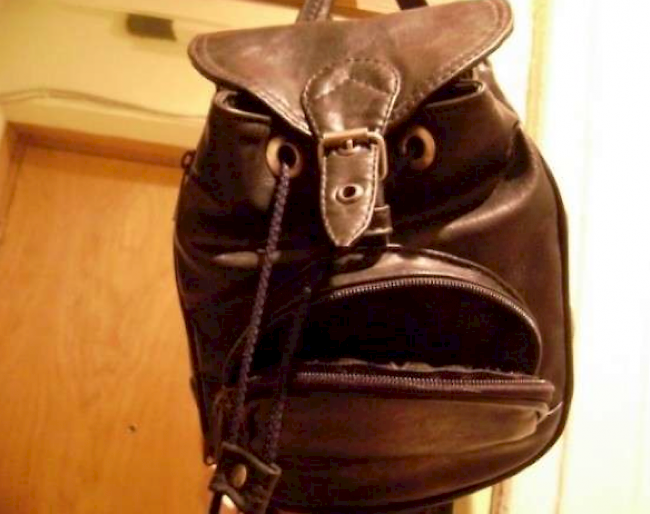 Nörgelnder Rucksack