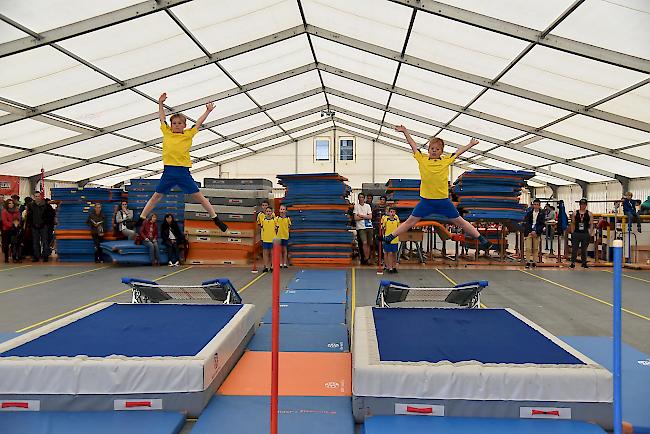 Impressionen vom Oberwalliser Turnfest in Gampel.