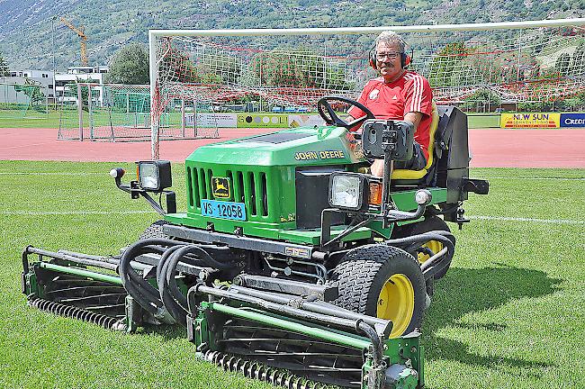 Franz Pfammatter, Platzwart FC Visp.