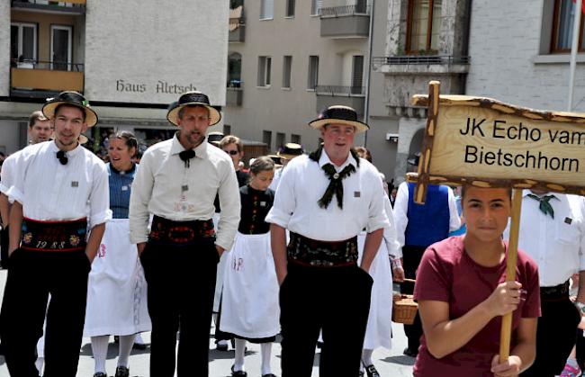 Der Jodlerklub Echo vam Bietschhorn...