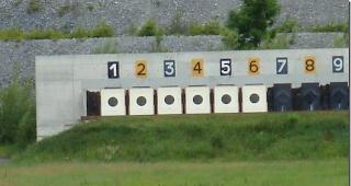 Hauptrunden 300 Meter: Ein halbes Dutzend Scheiben gen&uuml;gt pro Gruppe.