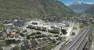 Beim Bio Ark der Lonza k&ouml;nnten schon bald weitere Geb&auml;ude entstehen. Die Gemeinde nun um weitere Quartiere im Dorf k&uuml;mmern.