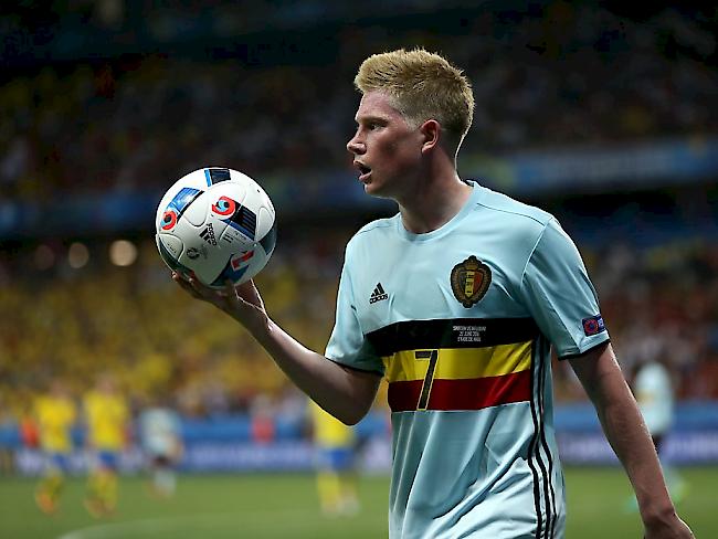 Sicher fehlen wird Stürmerstar Kevin de Bruyne von Manchester City. (Archiv)