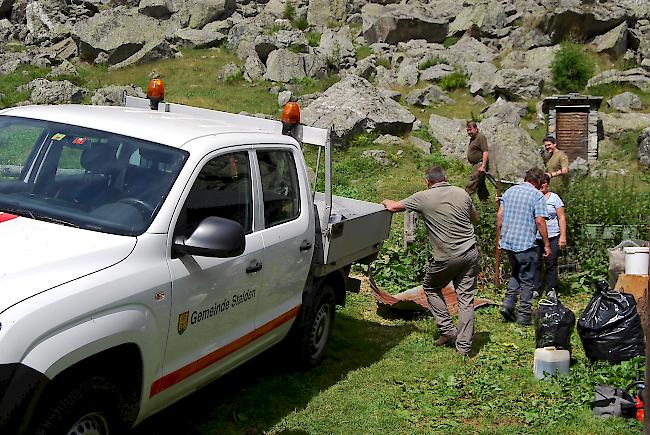 Eindrücke vom diesjährigen Alpwerk auf der Alpe «Pontimia».