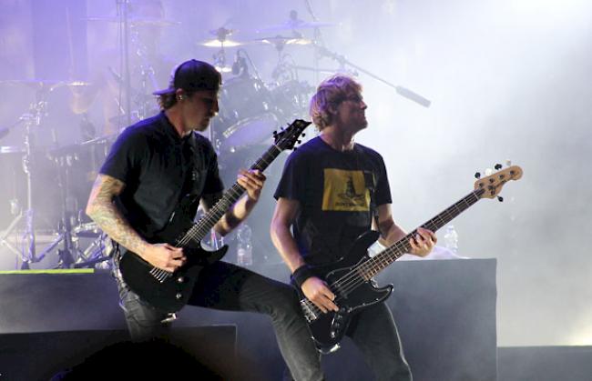Das australische Quintett «Parkway Drive» liefert eine überzeugende Show ab.
