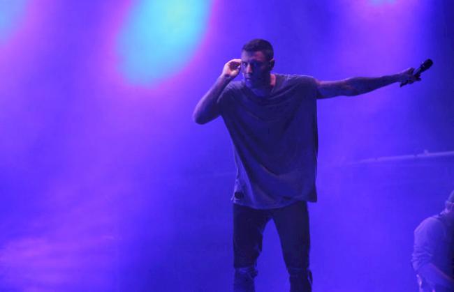 Das australische Quintett «Parkway Drive» liefert eine überzeugende Show ab.
