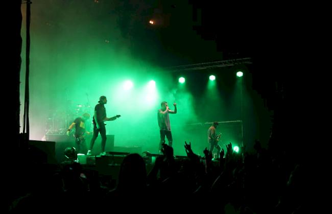 Das australische Quintett «Parkway Drive» liefert eine überzeugende Show ab.