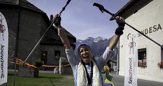 Tatiana Locatelli, Siegerin in der Ultra-Kategorie bei den Damen. 