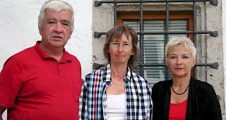 Martin Hofer, Juliane Andereggen und Doris Schmidhalter-N&auml;fen