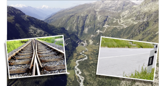 Durch die Grimsel soll ein Bahntunnel gebaut werden. Doch nun mehren sich Stimmen, welche einen Strassentunnel ins Gespr&auml;ch bringen.