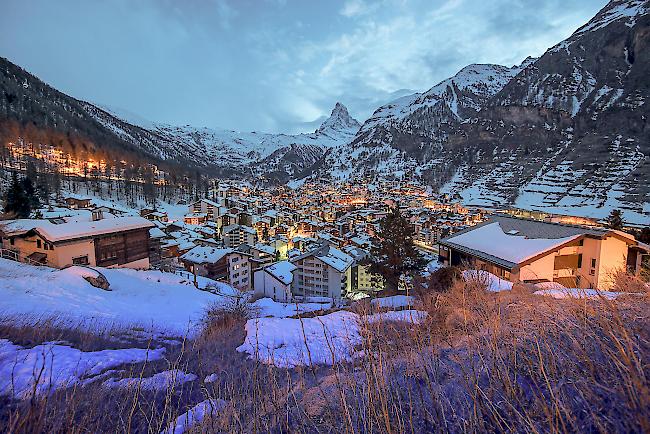 Erdbeben der Stärke 2,9 am Mittwochmorgen um 5 Uhr in Zermatt.