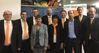 An der Wahlveranstaltung der CVP Brig-Glis, Gamsen, Brigerbad