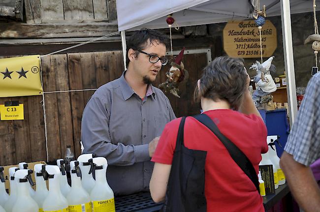 ...es gab so manche Flüssigkeit am traditionellen Markt.