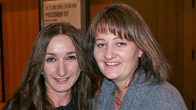 Sylvia Imboden (42) aus Steg und Sandra David (42) aus Turtmann.