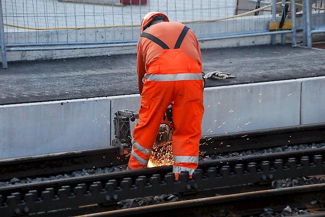 Die Arbeiten in Stalden gehen auf die Zielgerade zu.