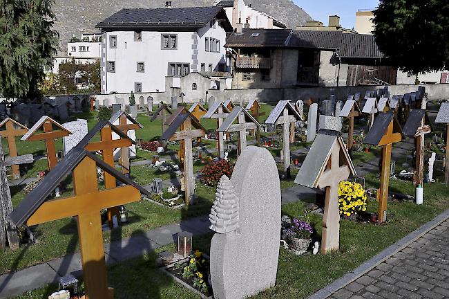 Letzte Ruhestätte in Visp.