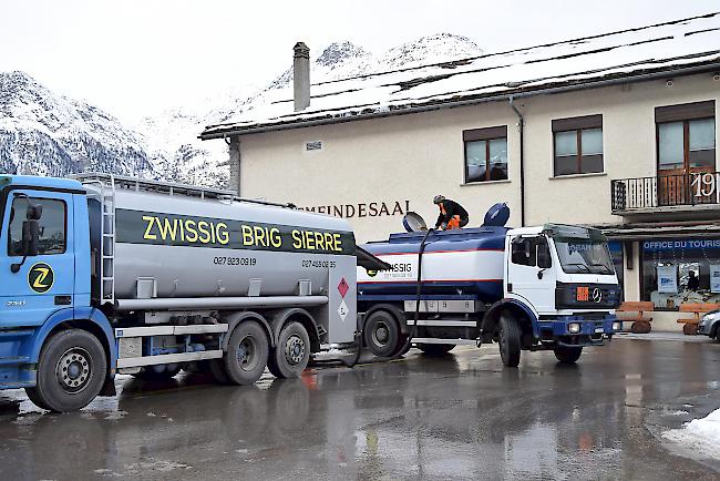 Die Heizöl-Transporte in Grächen sorgen zurzeit für viel Gesprächsstoff.