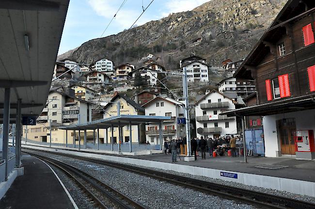 Der Umbau des Bahnhofs in Stalden hat zwei Jahre in Anspruch genommen.