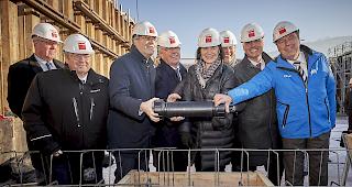 Grundsteinlegung auf dem Energypolis-Campus