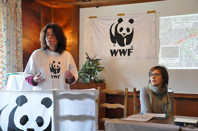 Marie Thérèse Sangra (links) und Laura Schmid reichen Klage wegen fehlender Kompensationsmassnahmen ein.