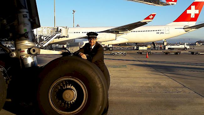 Olivier Montani fliegt das Flaggschiff der Swiss, die Boeing 777-300ER.