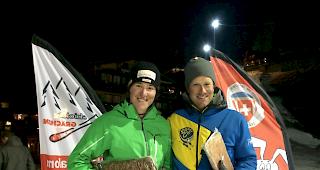 Die Tagessieger Corina Brunner und Demian Franzen. 