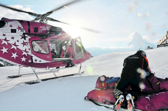 Knapp 50 Einsätze standen für die Air Zermatt über die Osterfeiertage an.