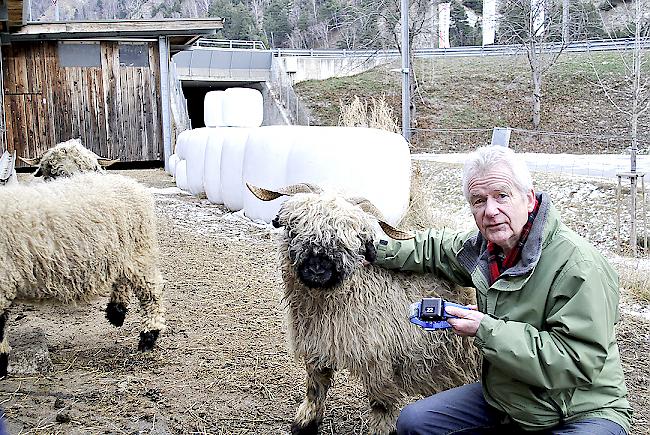 Bernd Krentscher mit dem «Alptracker».