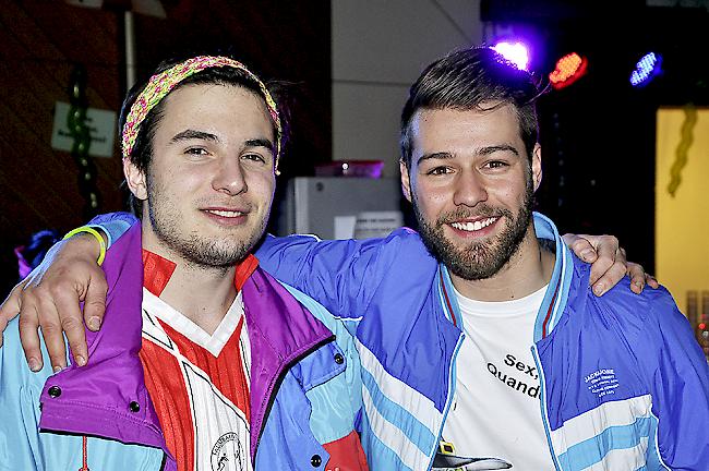 Nicolas Leiggener (23), Glis, und Luca Zuber (20), Naters.